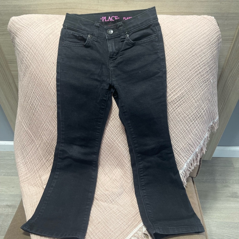 The Children's Place Black Flare Jeans Classic Style